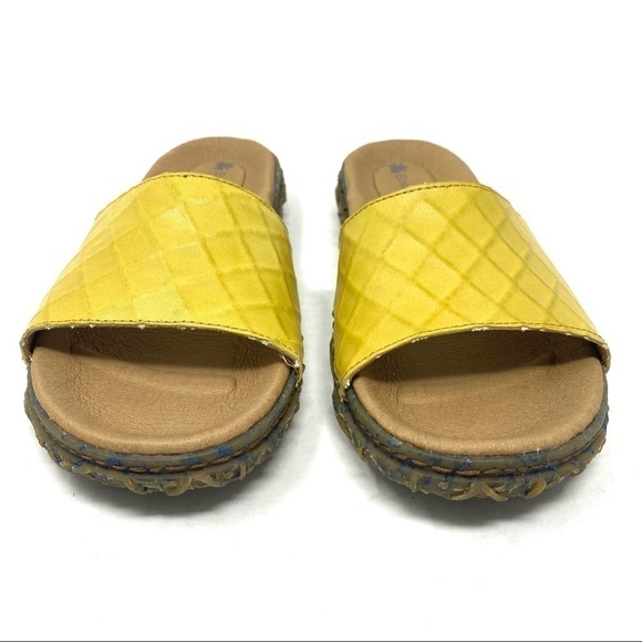 El Naturalista 5502 Redes slide sandals mustard - Picture 3 of 7
